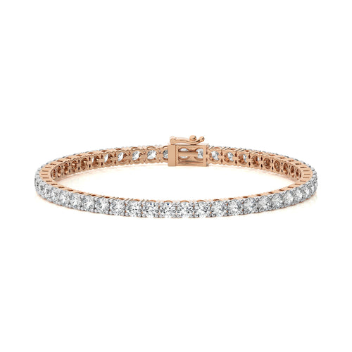 7 CT Round Lab Created Diamond Tennis Bracelet