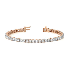 7 CT Round Natural Diamond Tennis Bracelet