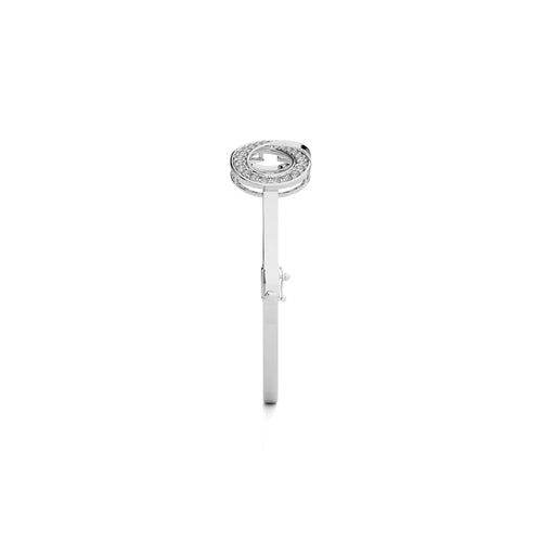 1 1/2 CT Infinity Round Lab Created Diamond Bangle Bracelet