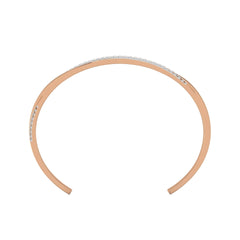 1/2 CT. Twisted Lab Created Diamond Cuff Bracelet