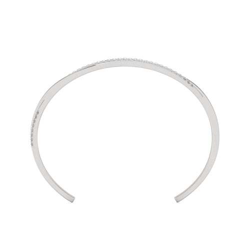 1/2 CT. Twisted Lab Created Diamond Cuff Bracelet