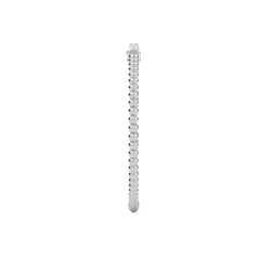 1/3 CT. Round Natural Diamond Beaded Cuff Bracelet