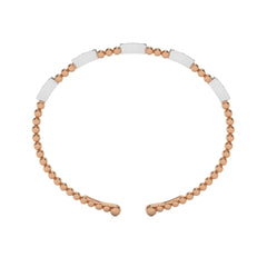 1/2 CT. Marquise Shape Round Studded Natural Diamond Bujukan Cuff Bracelets