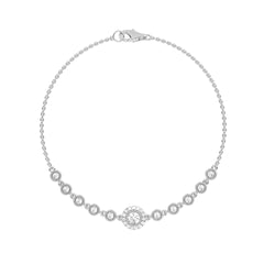 5/8 CT. Vintage Inspired Round Natural Diamond Bezel set Bracelet