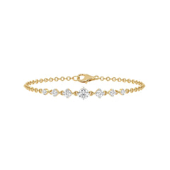 5/8 CT. Graduated Seven Stone Lab Created Diamond Bracelet