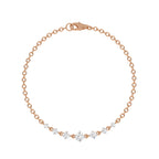 5/8 CT. Graduated Seven Stone Lab Created Diamond Bracelet