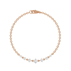 5/8 CT. Graduated Seven Stone Lab Created Diamond Bracelet