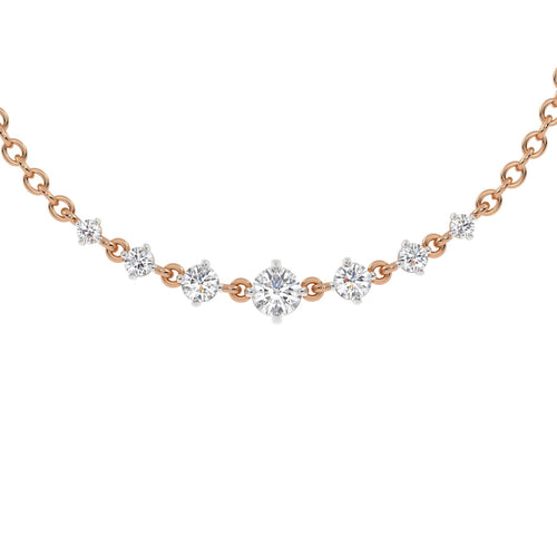 5/8 CT. Graduated Seven Stone Lab Created Diamond Bracelet
