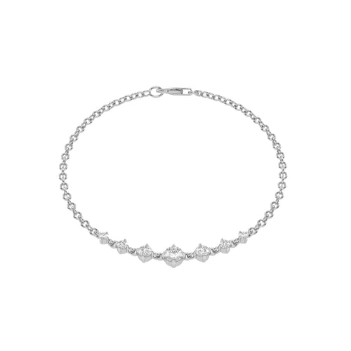 5/8 CT. Graduated Seven Stone Lab Created Diamond Bracelet