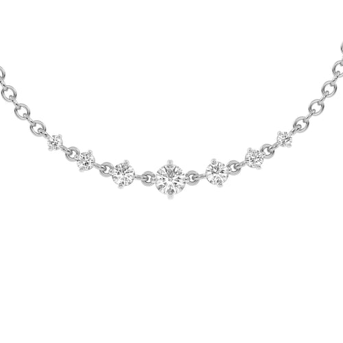 5/8 CT. Graduated Seven Stone Lab Created Diamond Bracelet