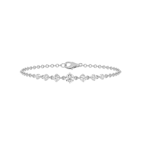 5/8 CT. Graduated Seven Stone Lab Created Diamond Bracelet