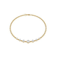 5/8 CT. Graduated Seven Stone Lab Created Diamond Bracelet