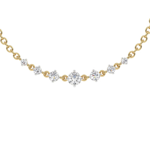 5/8 CT. Graduated Seven Stone Lab Created Diamond Bracelet
