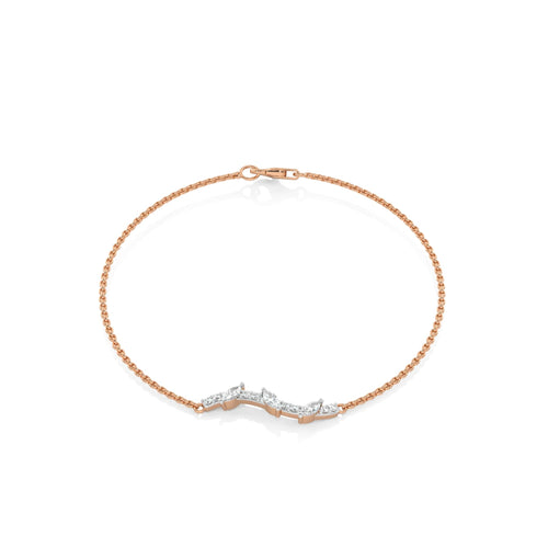 1/4 CT. Round and Marquise Lab Created Diamond Bracelet