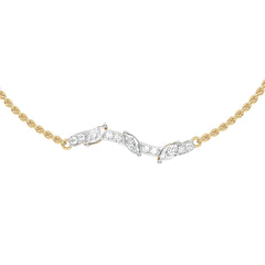 1/4 CT. Round and Marquise Lab Created Diamond Bracelet