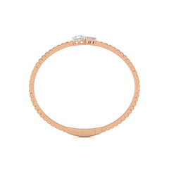 1 1/2 CT. Three Stone Lab Created Diamond Bangle Bracelet