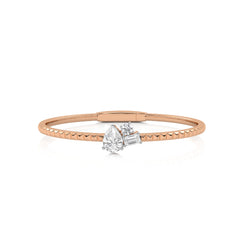 1 1/2 CT. Three Stone Lab Created Diamond Bangle Bracelet