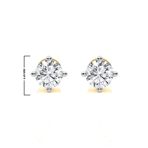 1 CT. Classic Round Lab-Grown Diamond Stud Earrings