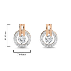 1/2 CT. Round Natural Diamond Timeless Stud Earrings