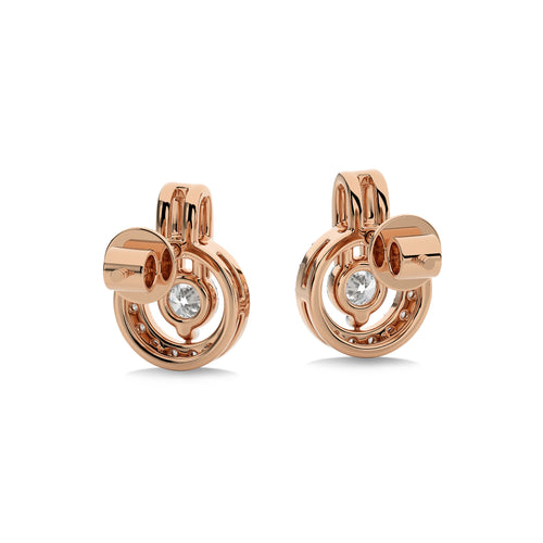 1/2 CT. Round Natural Diamond Timeless Stud Earrings