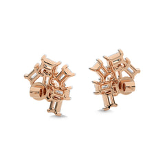 7/8 CT. Baguette Natural Diamond Earrings