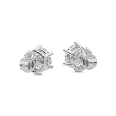 1 1/4 CT. Round Lab Created Diamond Stud Earrings