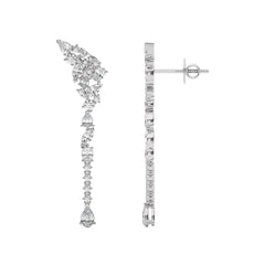 2 3/4 CT. Mixed Shape Lab Created Diamond Drop Earrings