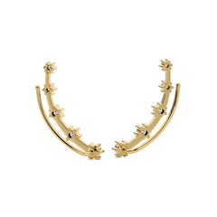 7/8 CT. Round Lab Created Diamond Climber Earrings