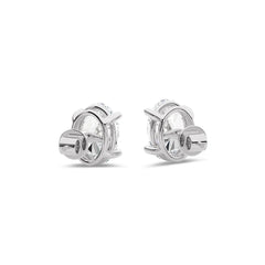 2 CT. Oval Lab Created Diamond Stud Earrings