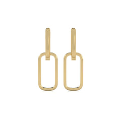 1/4 CT. Paperclip Double Huggies Lab Created Diamond Earrings