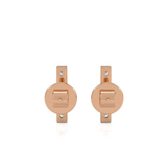 1/4 CT. Round Lab Created Diamond Bar Stud Earrings