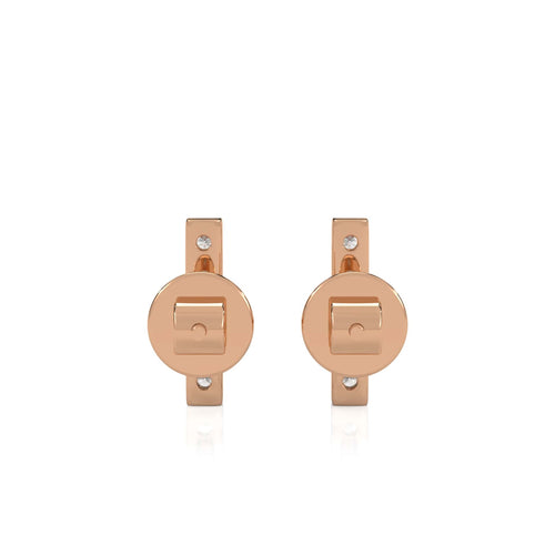 1/4 CT. Round Lab Created Diamond Bar Stud Earrings