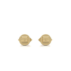 Guardian Glow Bezel Set Lab Created Diamond Evil Eye Stud Earrings