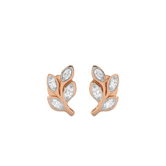 1/4 CT. Marquise Lab Created Diamond Leaves Earrings