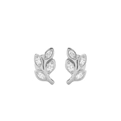 1/4 CT. Marquise Natural Diamond Leaves Earrings