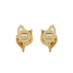 1/2 CT. Marquise Natural Diamond Leaf Earrings