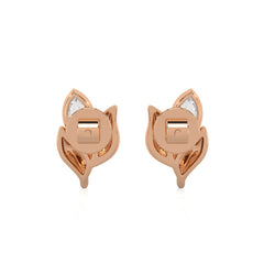 1/2 CT. Marquise Natural Diamond Leaf Earrings