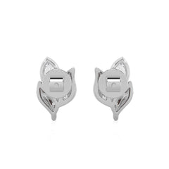1/2 CT. Marquise Natural Diamond Leaf Earrings