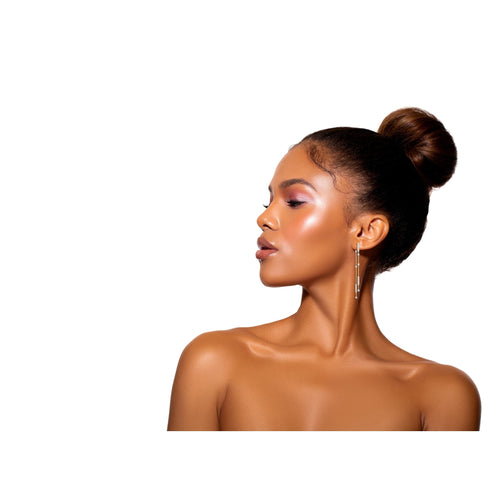 1 CT. Round Lab Created Diamond Drop Earrings