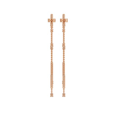 1 CT. Round Natural Diamond Drop Earrings