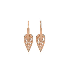 1 CT. Round Lab Created Diamond Lever back drop Earrings