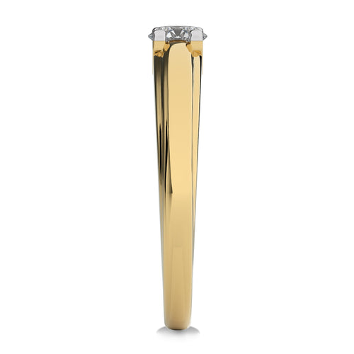 1/2 CT.Round Solitaire Men's Lab Created Diamond Ring