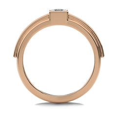 3/8 CT. Round Lab Created Diamond Men's Ring