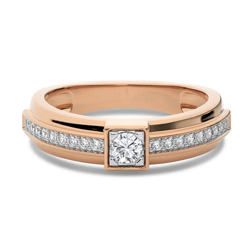 3/8 CT. Round Lab Created Diamond Men's Ring