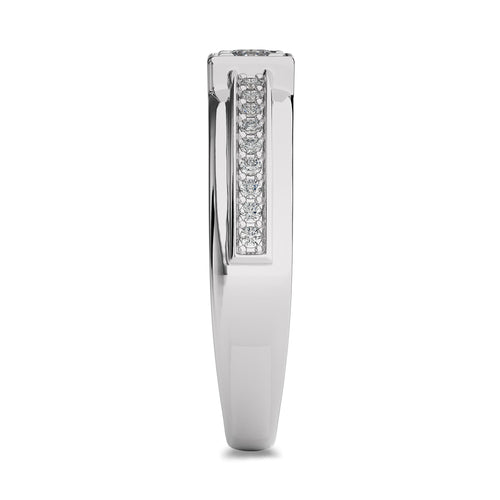 3/8 CT. Round Natural Diamond Men's Ring