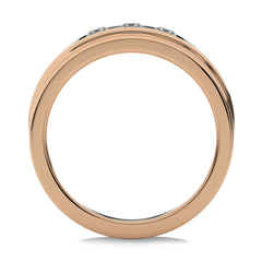 1/2 CT. Princess cut Lab Created Diamond Half Eternity Band