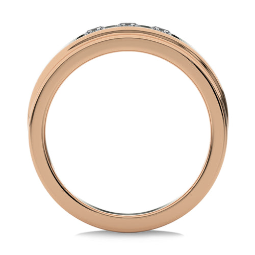 1/2 CT. Princess cut Lab Created Diamond Half Eternity Band