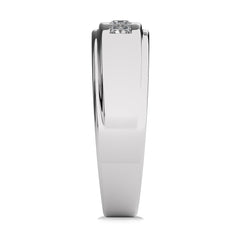 1/2 CT. Princess cut Lab Created Diamond Half Eternity Band