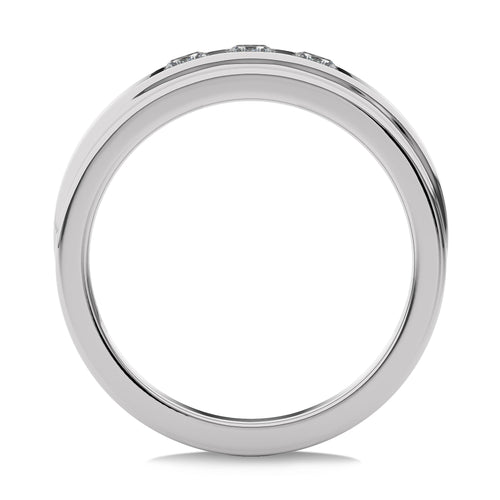 1/2 CT. Princess cut Natural Diamond Half Eternity Band