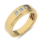 1/2 CT. Princess cut Lab Created Diamond Half Eternity Band